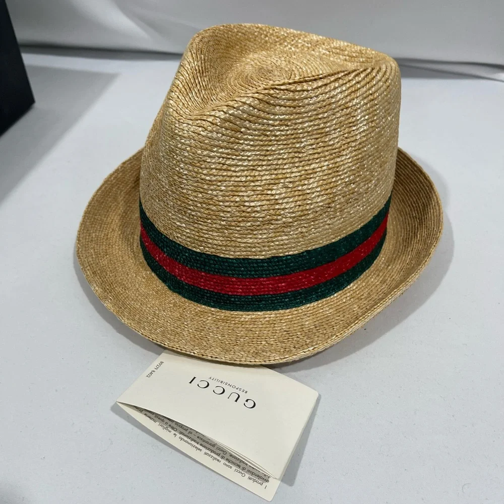 Gucci Straw Fedora - Picture 2 of 7